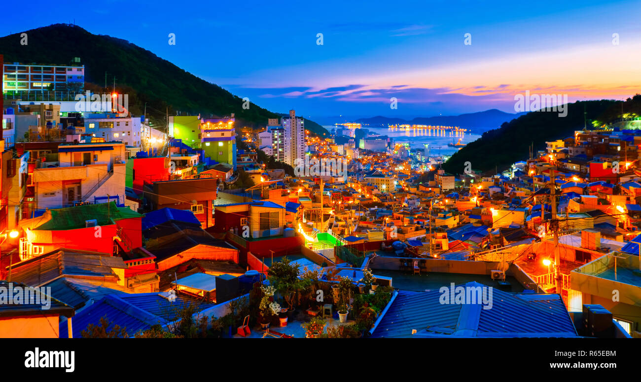 Busan gamcheon Culture Village Stockfoto