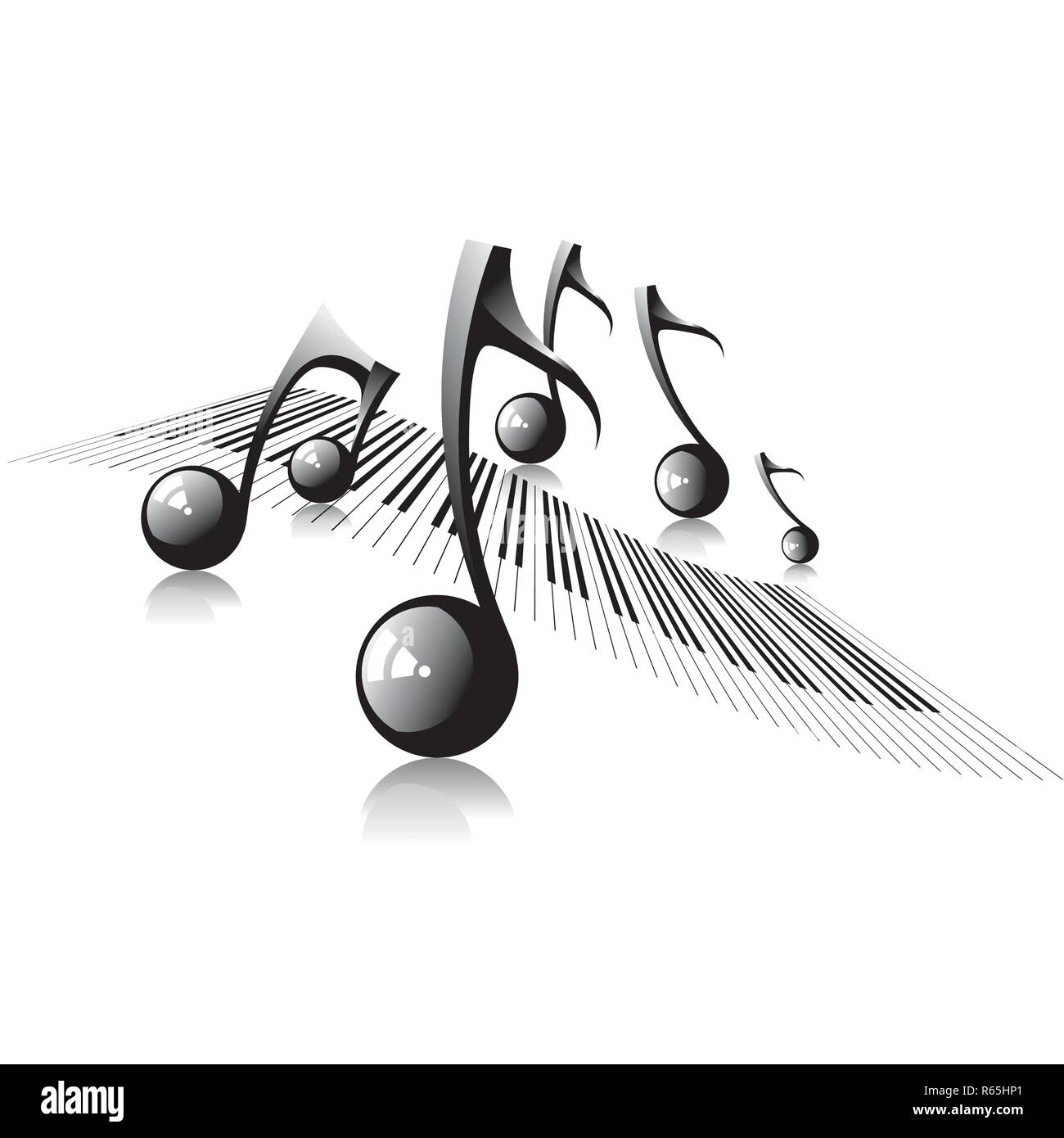 Hintergrundmusik Stock Vektor