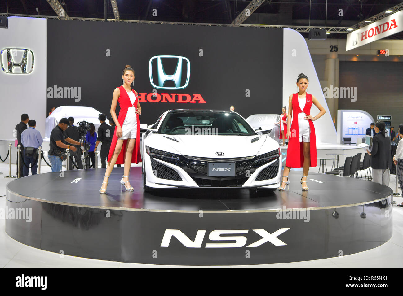 NONTHABURI - 28. NOVEMBER: Honda NSX Auto auf Anzeige an der 35th Thailand International Motor Expo am 28. November 2018 in Nonthaburi, Thailand. Stockfoto