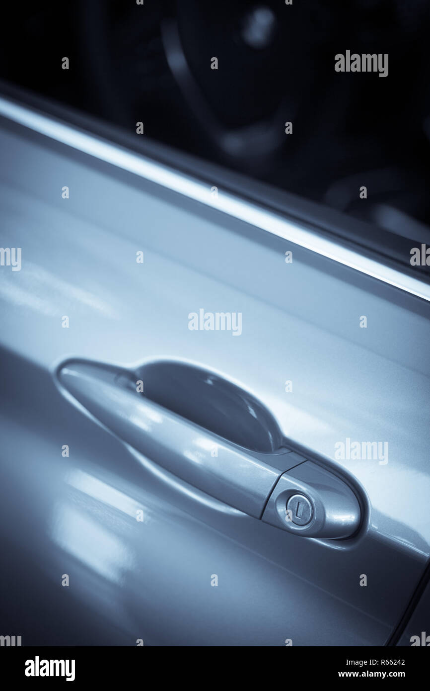 Auto-Türgriff Stockfoto
