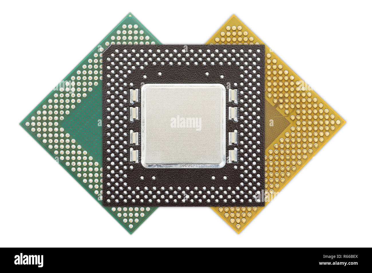 Central Processing Unit oder Computer Chip Stockfoto