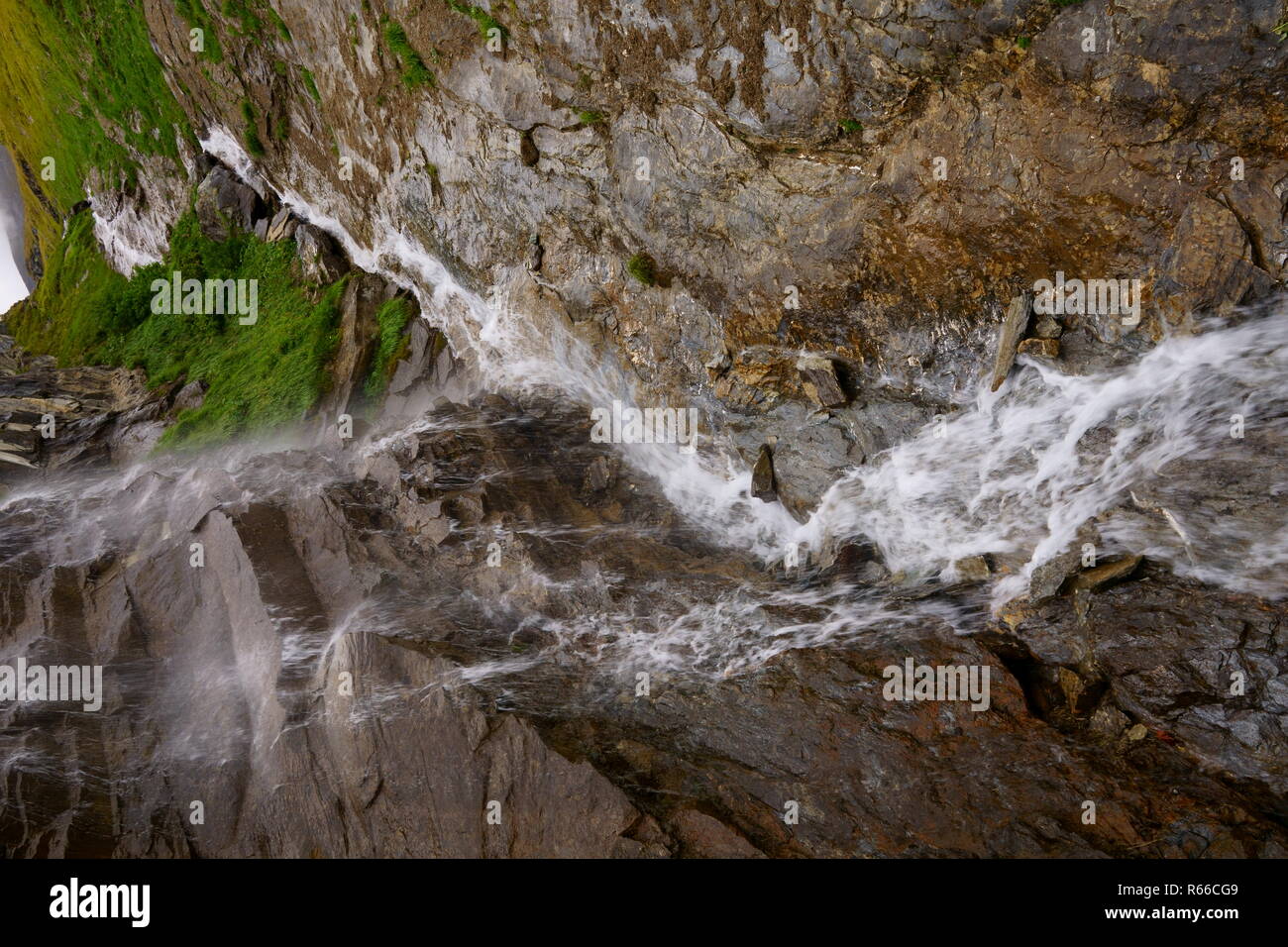 Wasserfälle entlang der East Highway im ländlichen Österreich Stockfoto