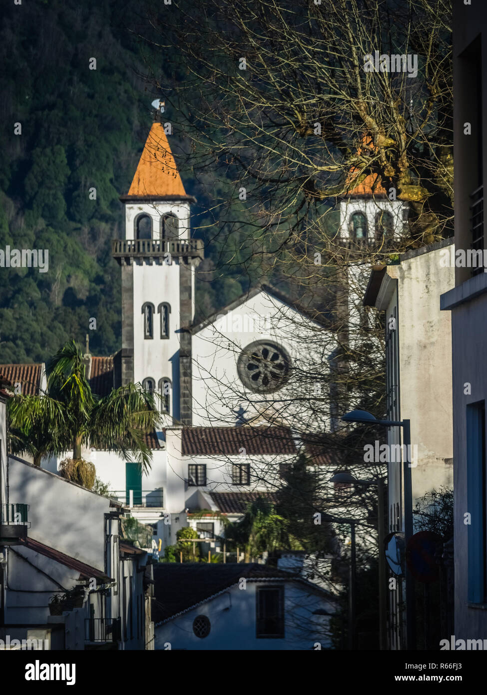 Die Kirche Igreja de Santa Ana Stockfoto