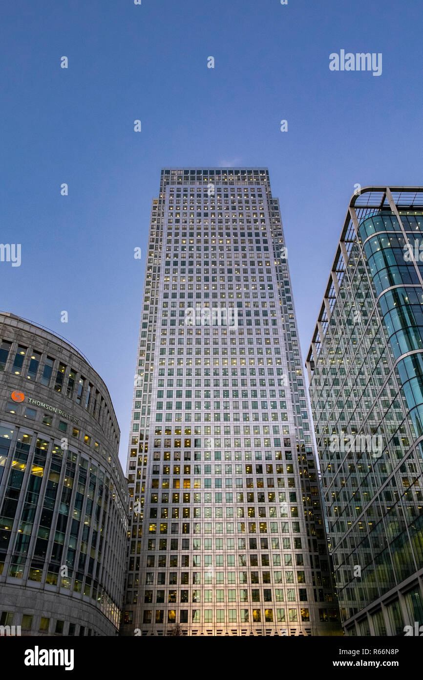 Hochfliegende Bürogebäude in London, UK. Stockfoto