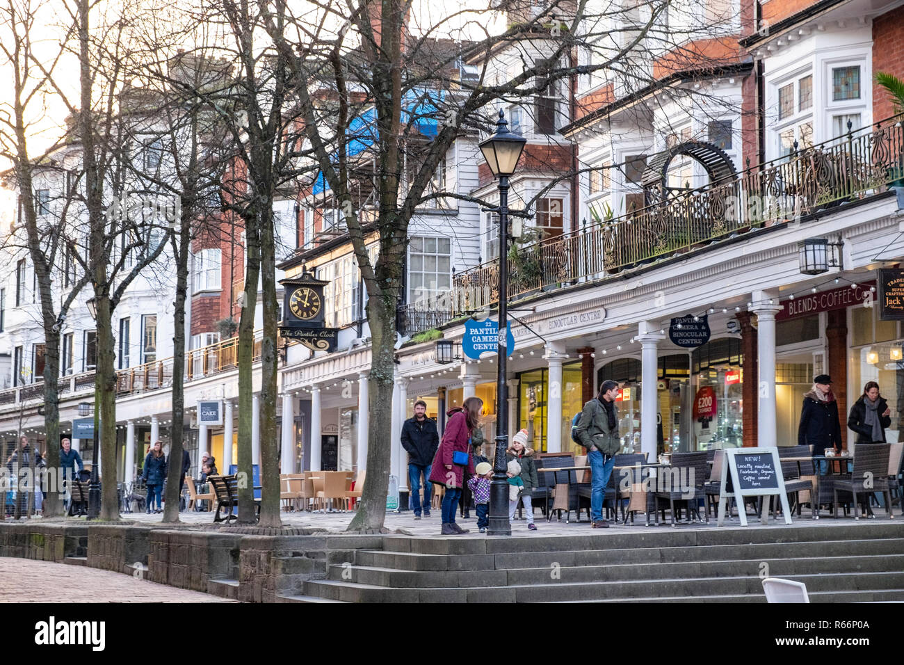 Die Dachpfannen, Royal Tunbridge Wells, Kent, Großbritannien Stockfoto