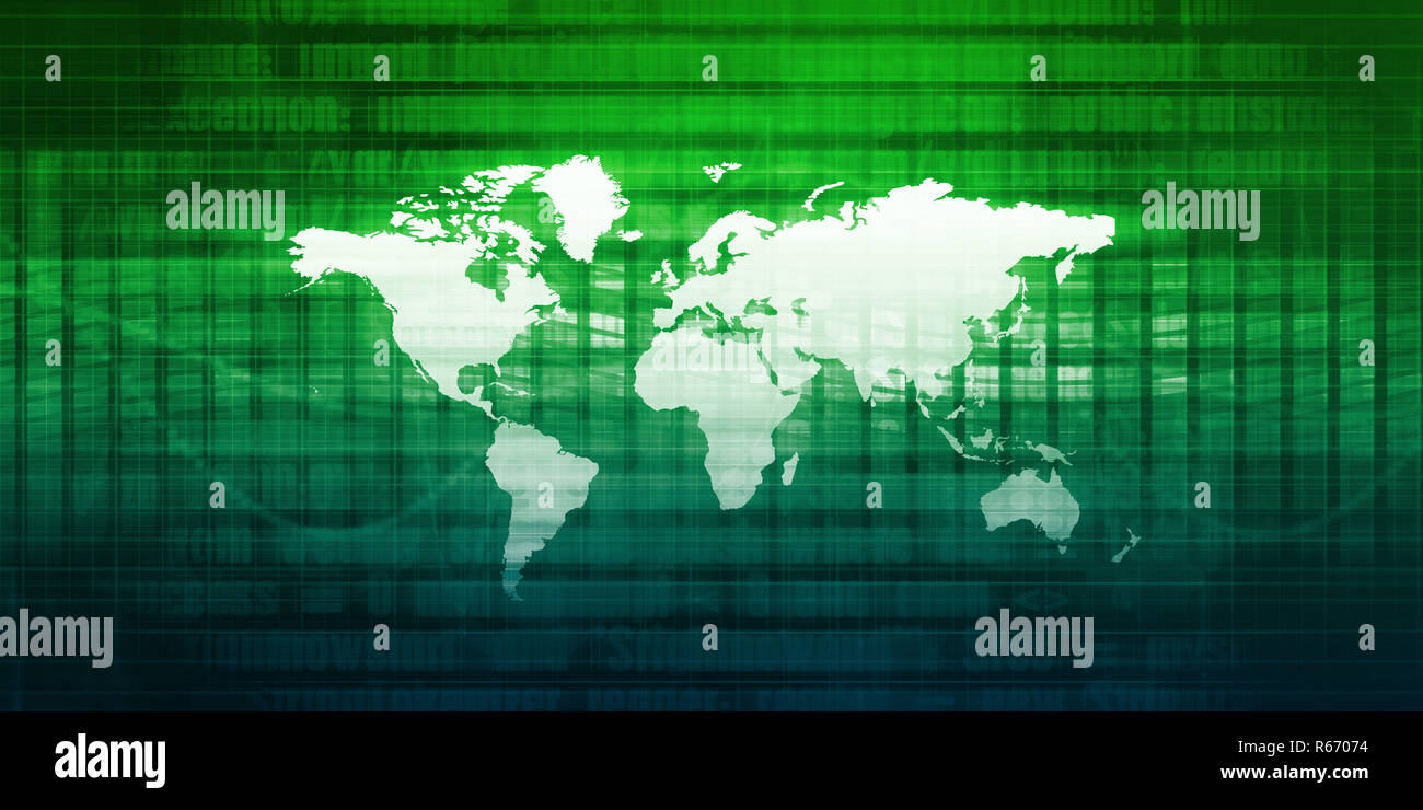 Weltweites Tracking Stockfoto