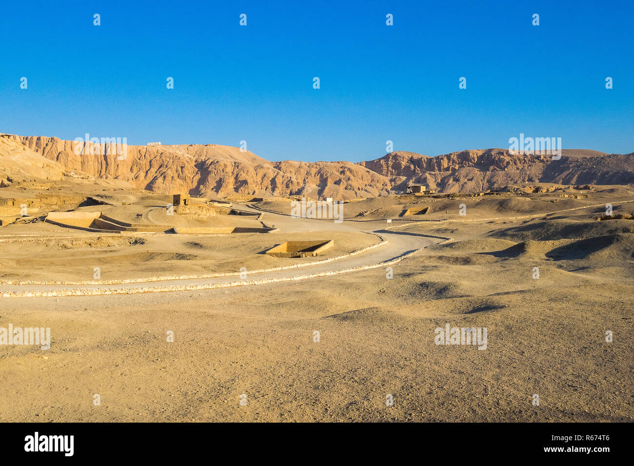 Ägypten in Luxor/Theben West - Gräber der Adligen Stockfoto