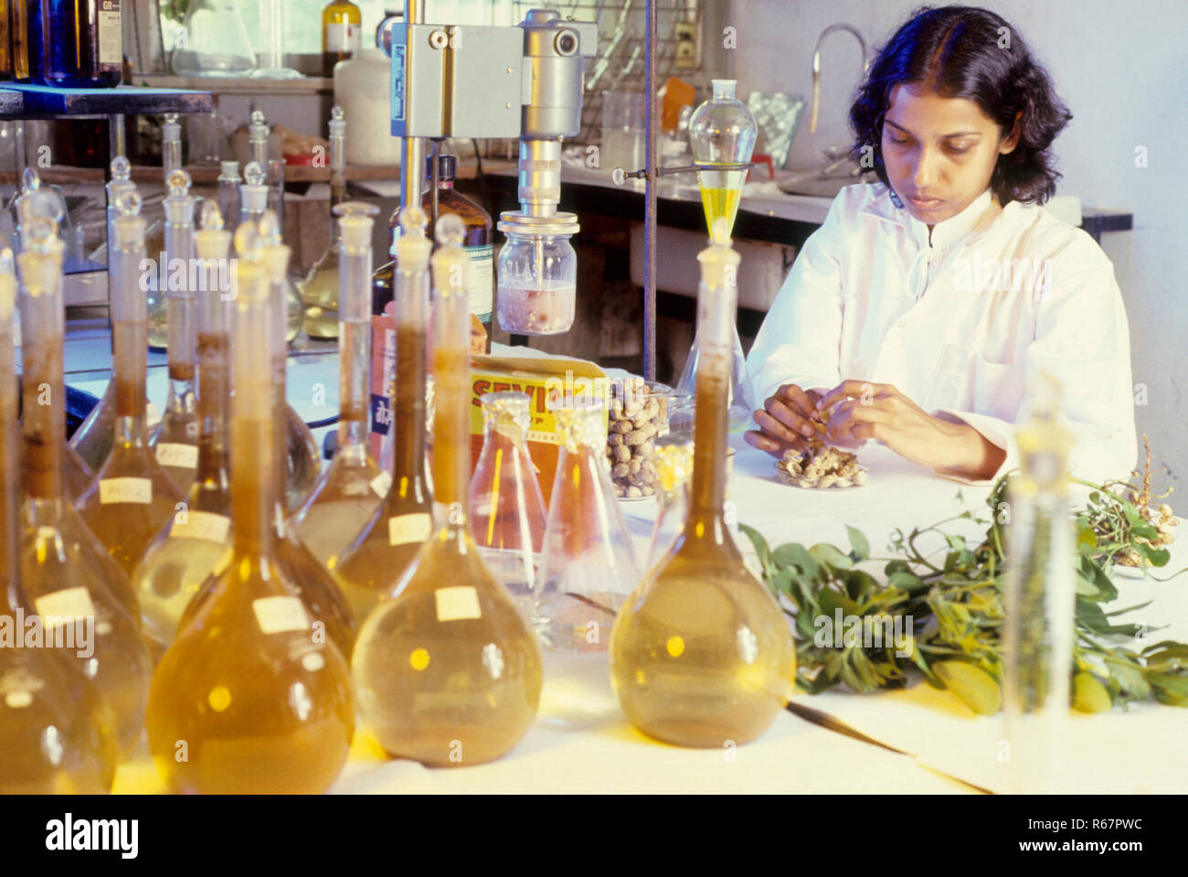 Bio Technologie Stockfoto