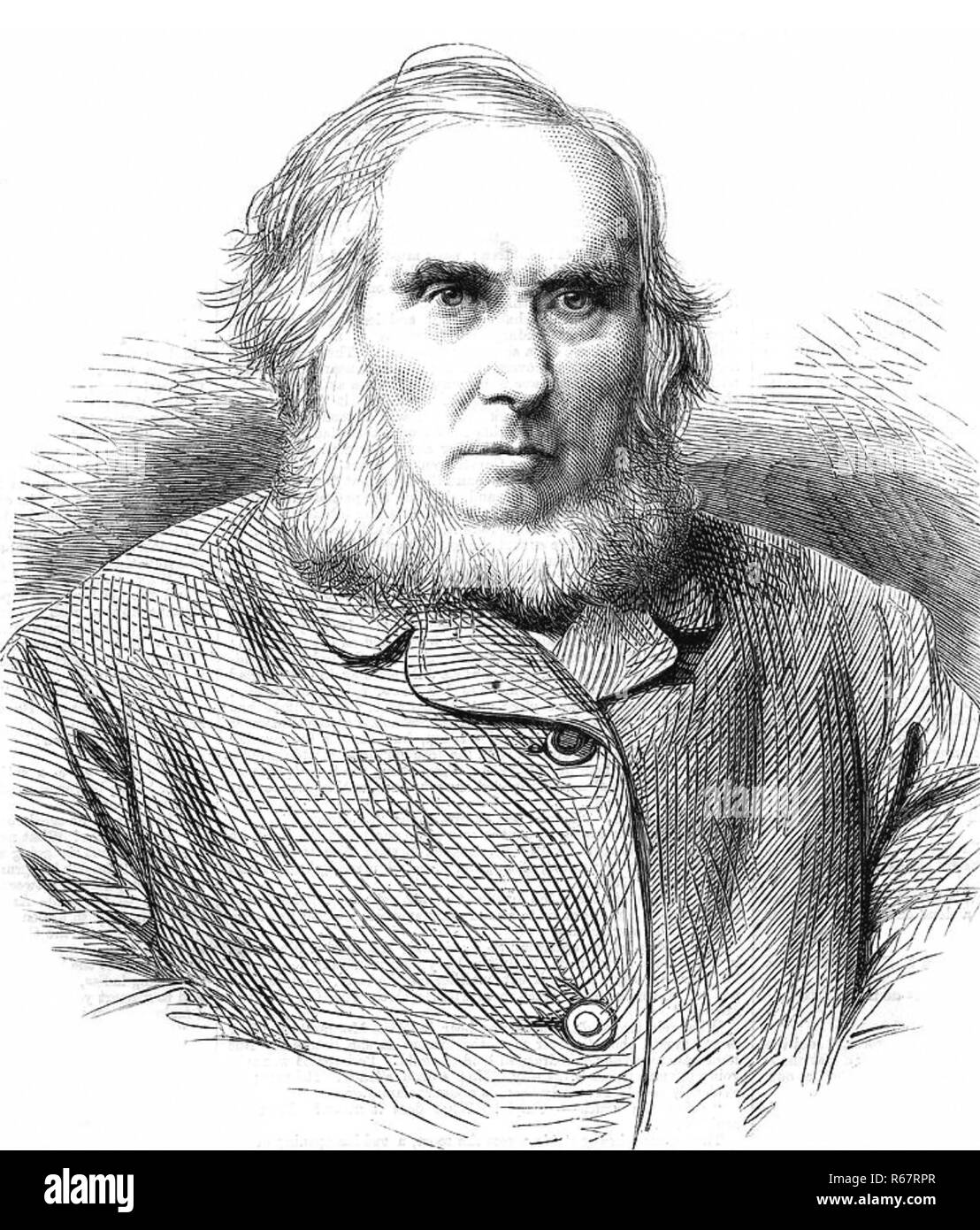 JAMES SHERIDAN KNOWLES (1784-1862) Irischer Dramatiker und Schauspieler Stockfoto