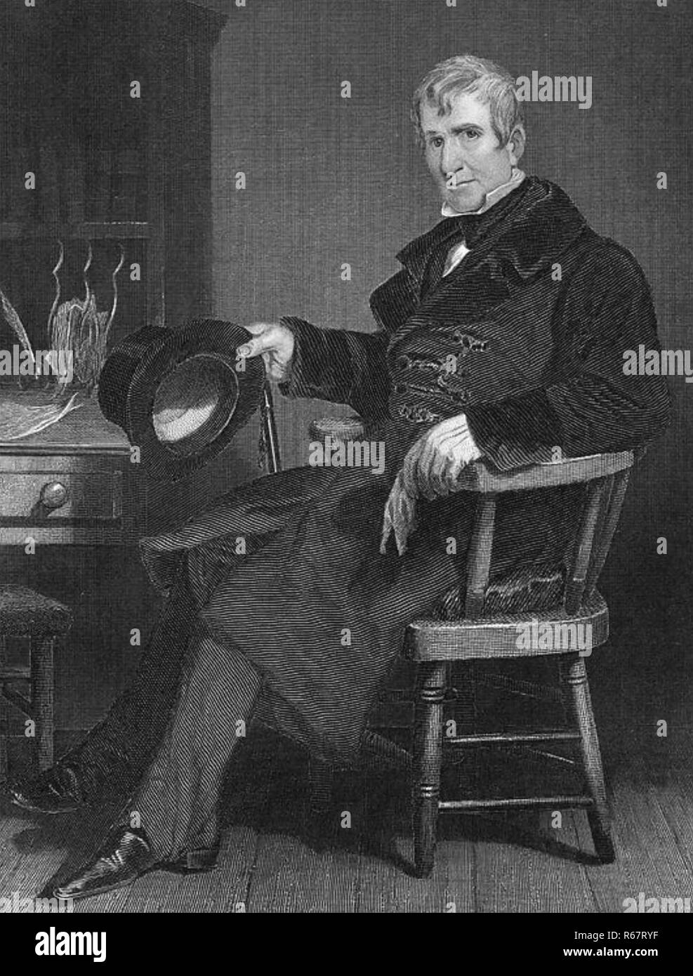 WILLIAM HENRY HARRISON (1773-1841) 9. Der Präsident der Vereinigten Staaten Stockfoto