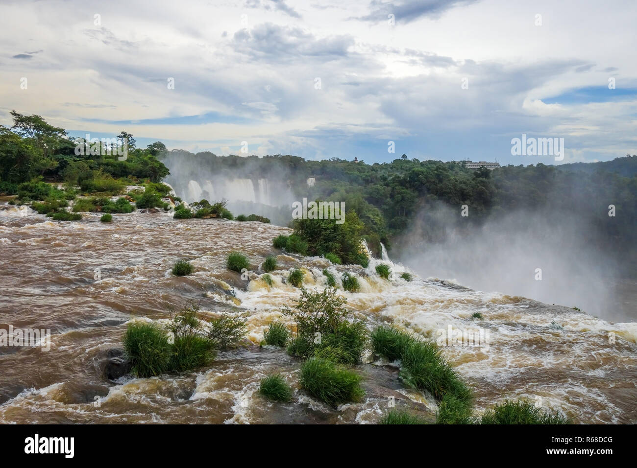 Iguazu-Wasserfälle Stockfoto