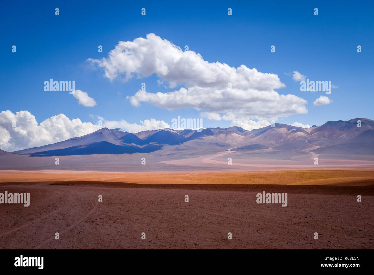 Siloli Wüste in Sud Lipez reserva, Bolivien Stockfoto