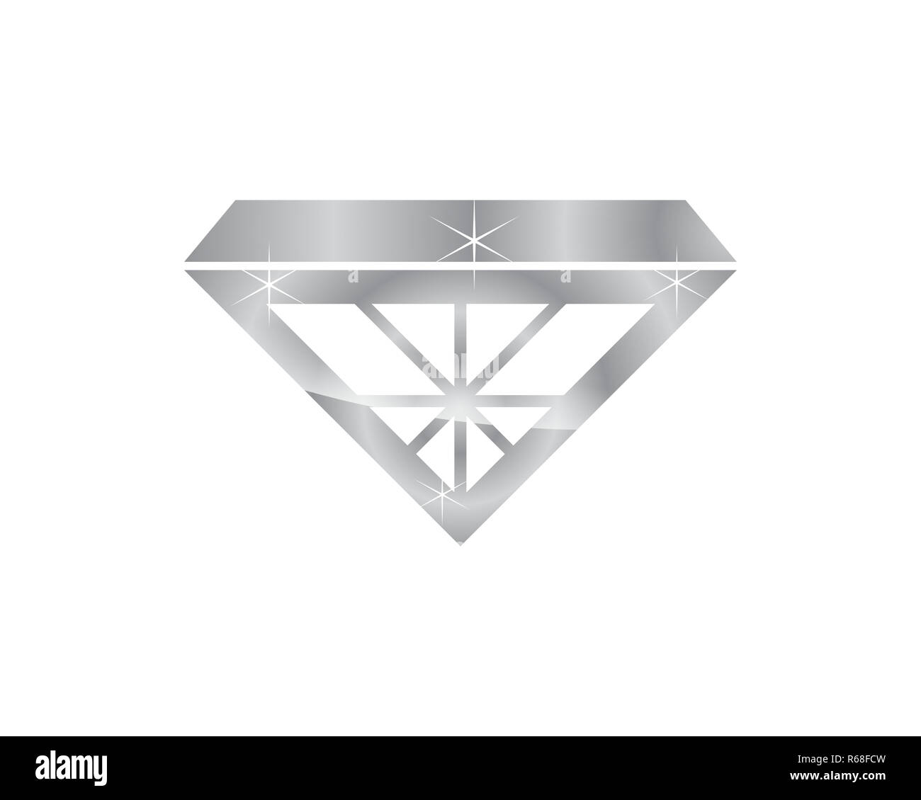 Diamond logo Stockfoto