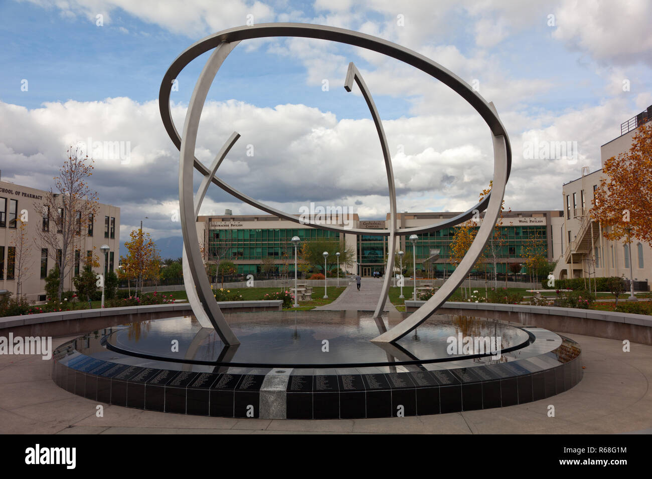 Mission Erde auf dem Hundertjährigen Weg in der Loma Linda Universität in Kalifornien Stockfoto