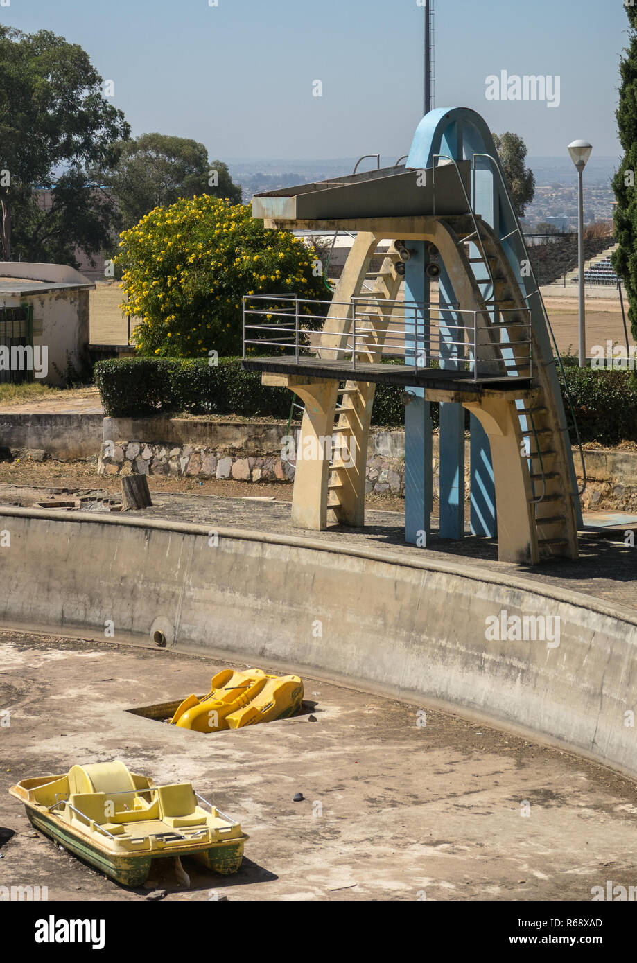 Parque da Nossa Senhora do Monte, einem verlassenen Sportarena, Huila Provinz, Lubango, Angola Stockfoto