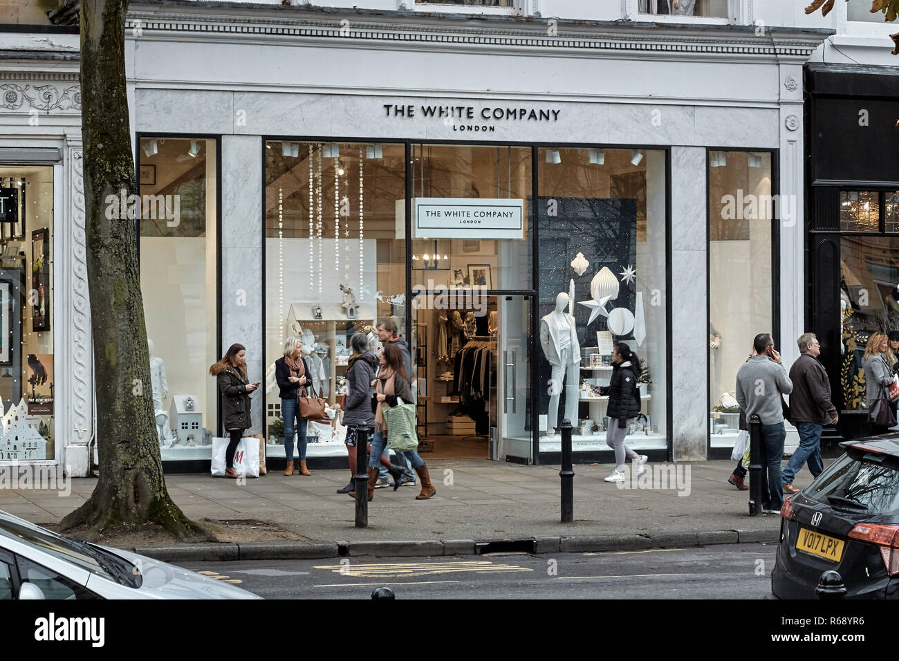 Der White Company Store Front, der Promenade, Cheltenham Stockfoto