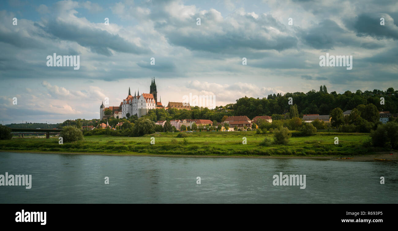 Albrechtsburg in Meißen Stockfoto