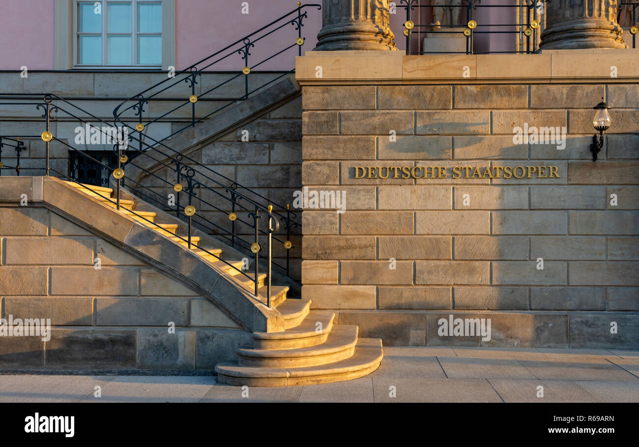 Der deutschen Staatsoper in Berlin. Stockfoto