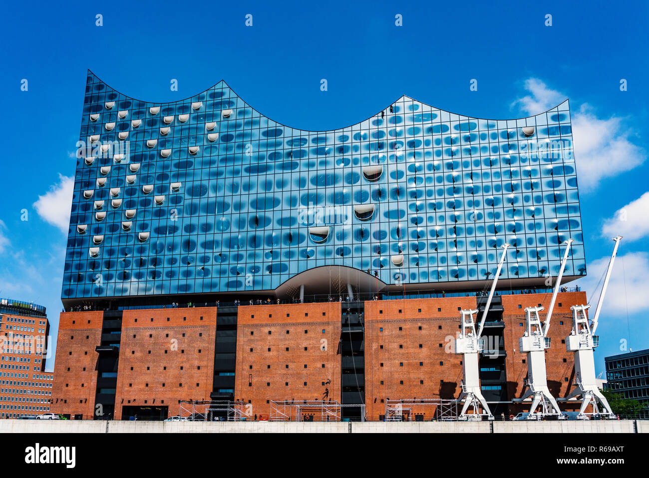 Elbphilharmonie in Hamburg Stockfoto