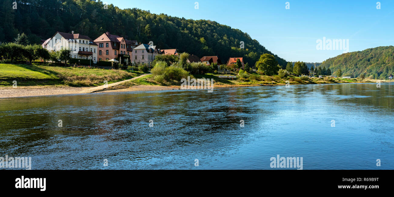 Die Elbe Stockfoto