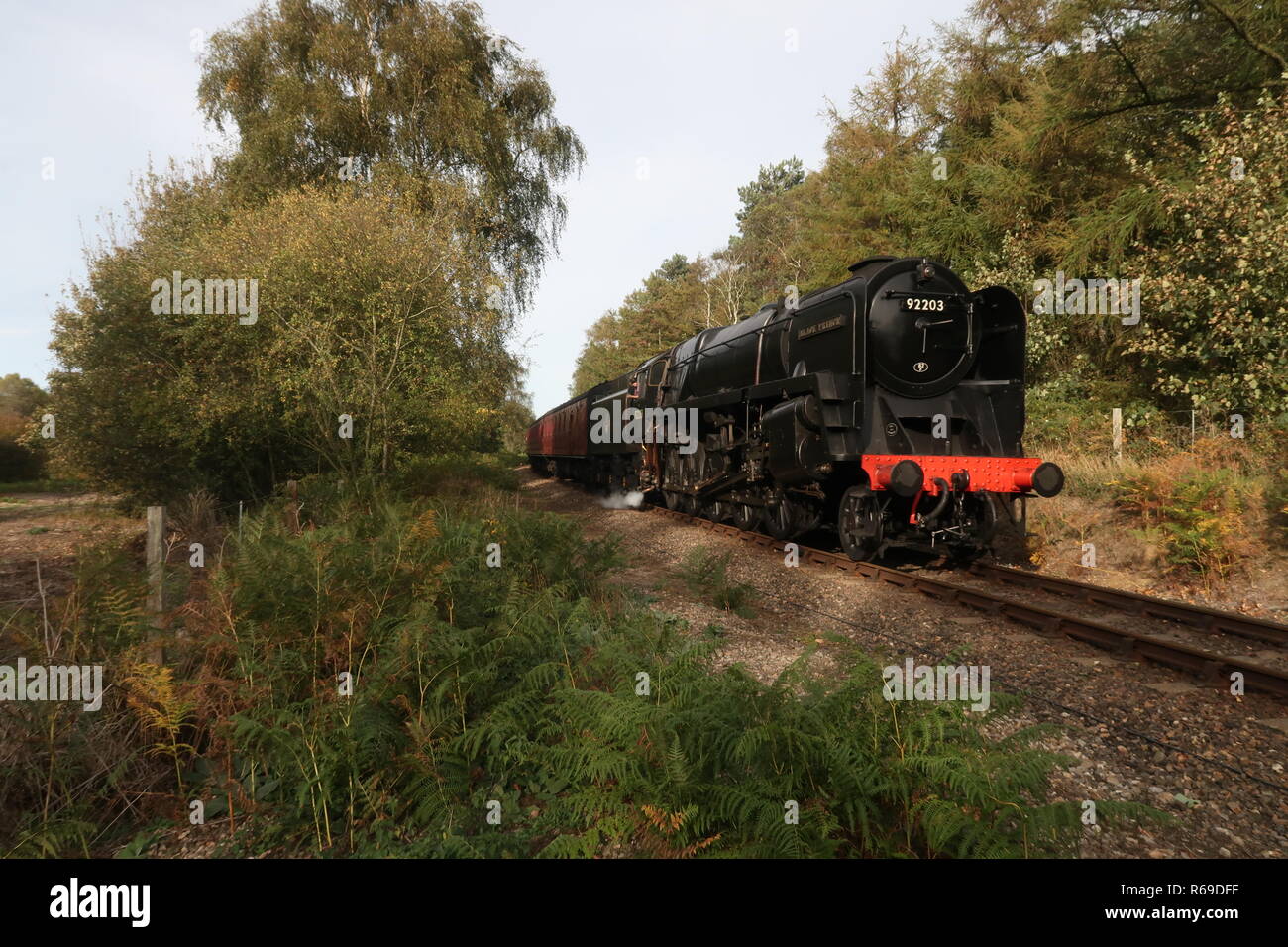 North Norfolk Eisenbahn. Stockfoto