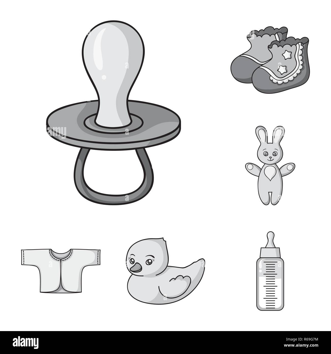 Geburt Eines Babys Monochrome Icons Im Set Sammlung Fur Design Neugeborene Und Zubehor Vektor Symbol Lieferbar Abbildung Stock Vektorgrafik Alamy