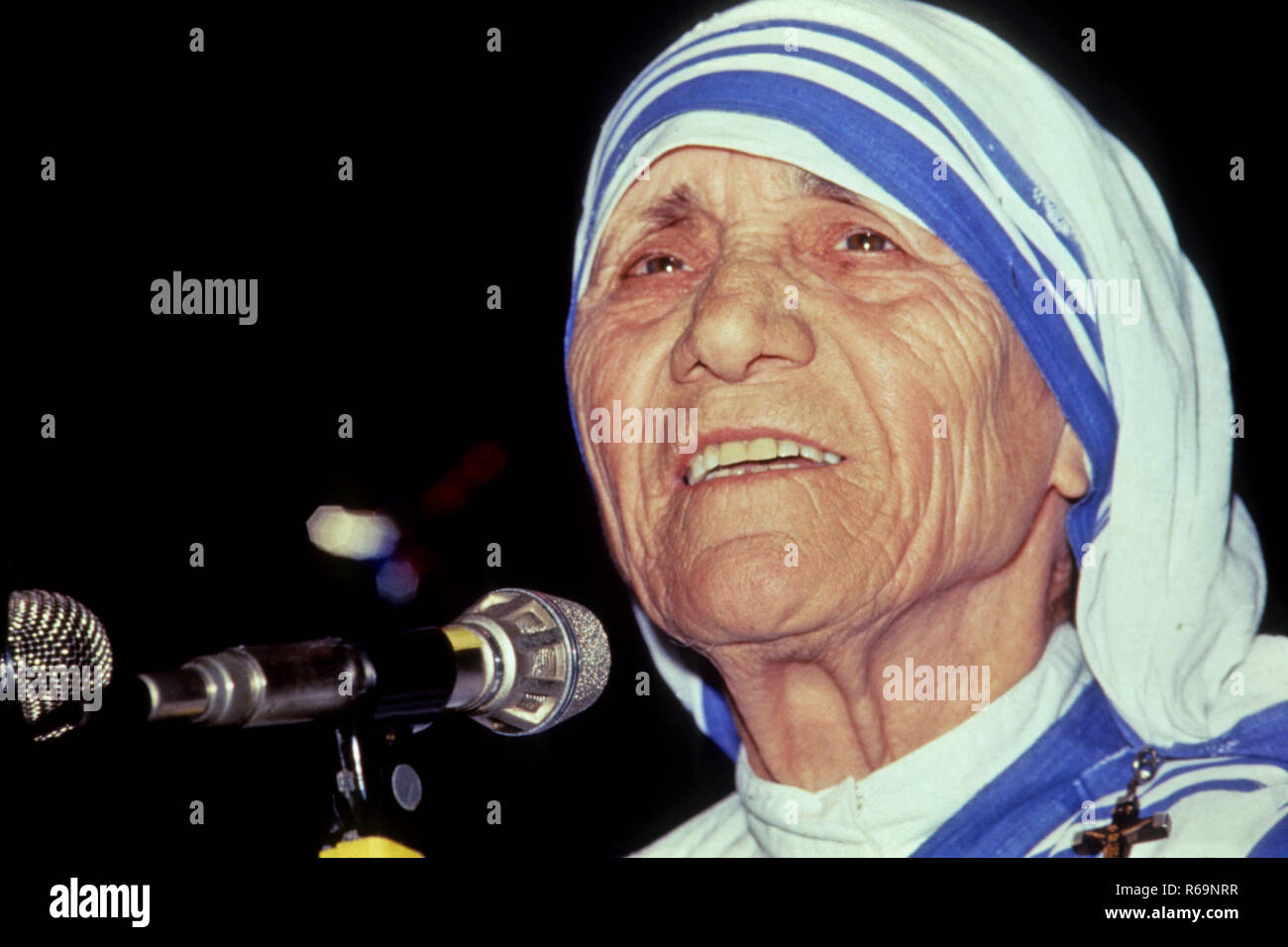 Mutter Teresa berühmten Sozialarbeiter, Indien, KEINE MR Stockfoto
