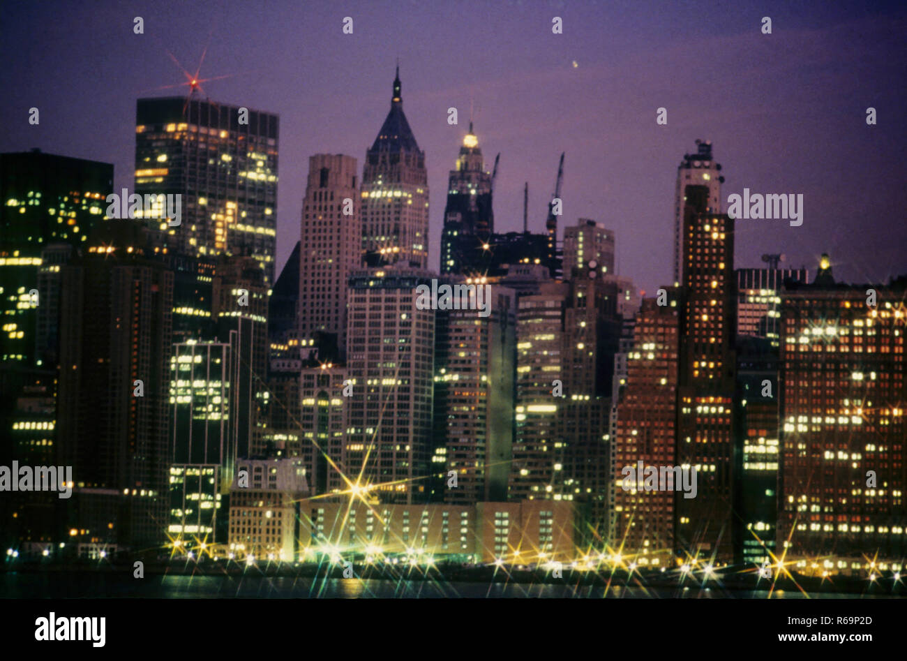 Skyline von Manhattan, New York, USA, Vereinigte Staaten von Amerika Stockfoto
