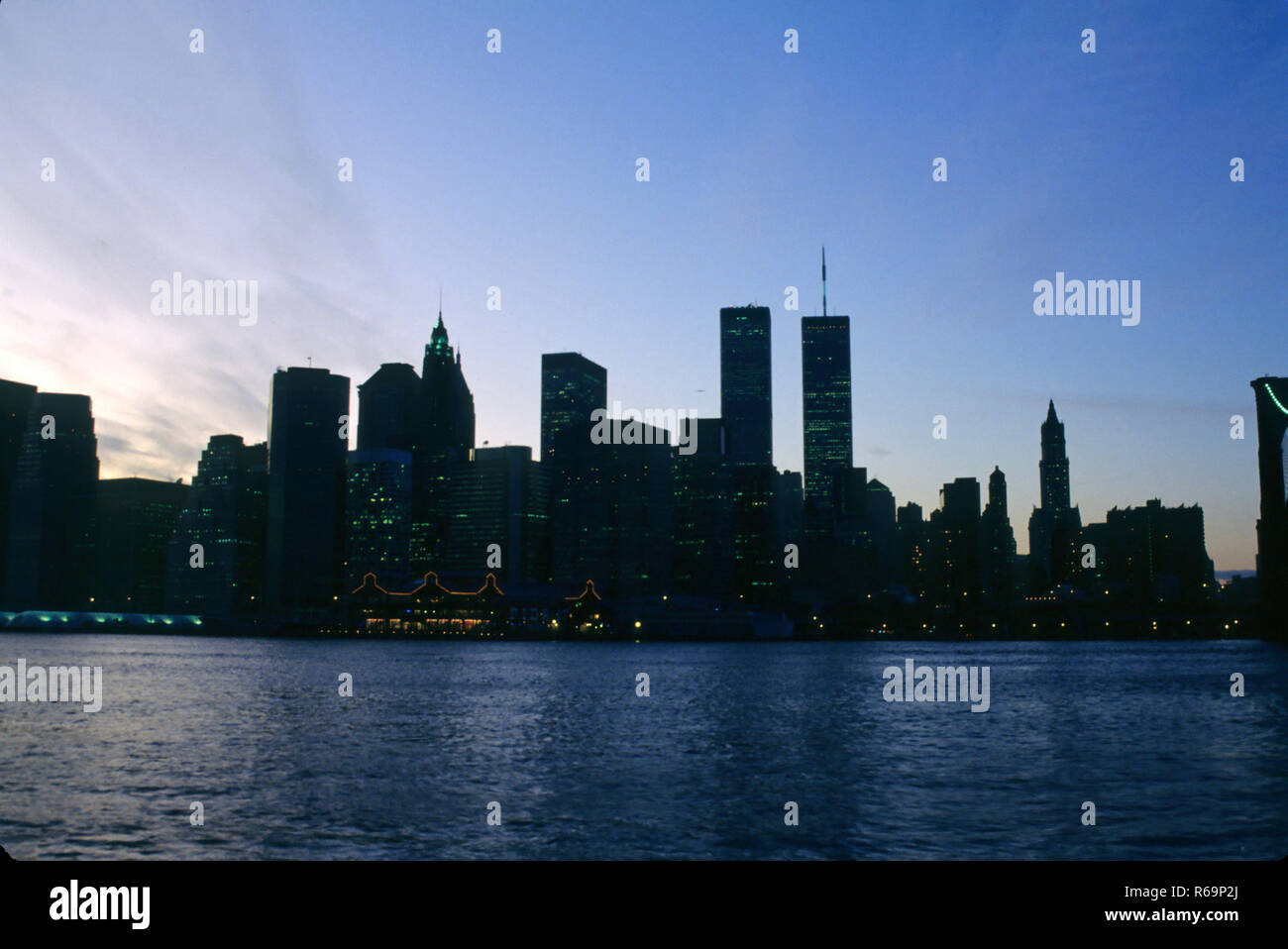 Skyline von Manhattan, New York, USA, Vereinigte Staaten von Amerika Stockfoto