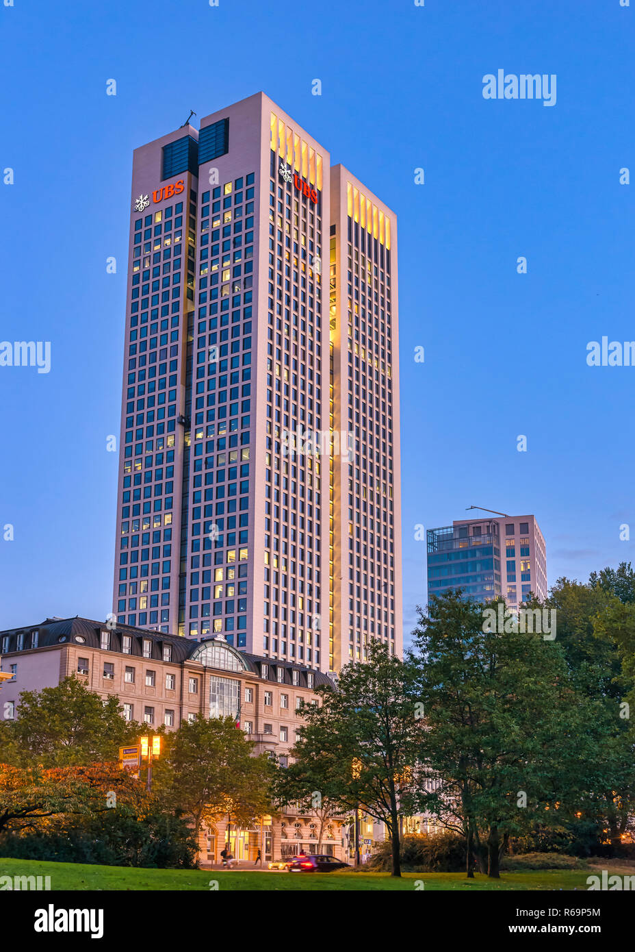 OpernTurm, Westend, Frankfurt am Main, Hessen, Deutschland Stockfoto