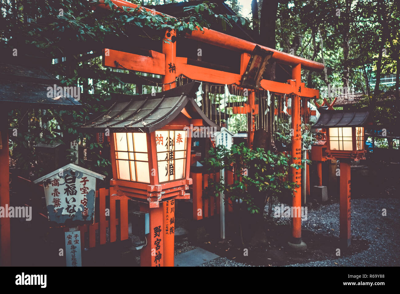 Nonomiya Heiligtum, Tempel, Kyoto, Japan Stockfoto