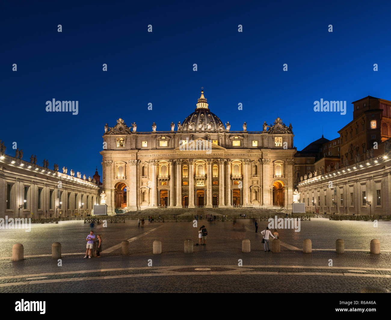 St. Peter Basilika, Vatikanstadt, Rom, Italien Stockfoto