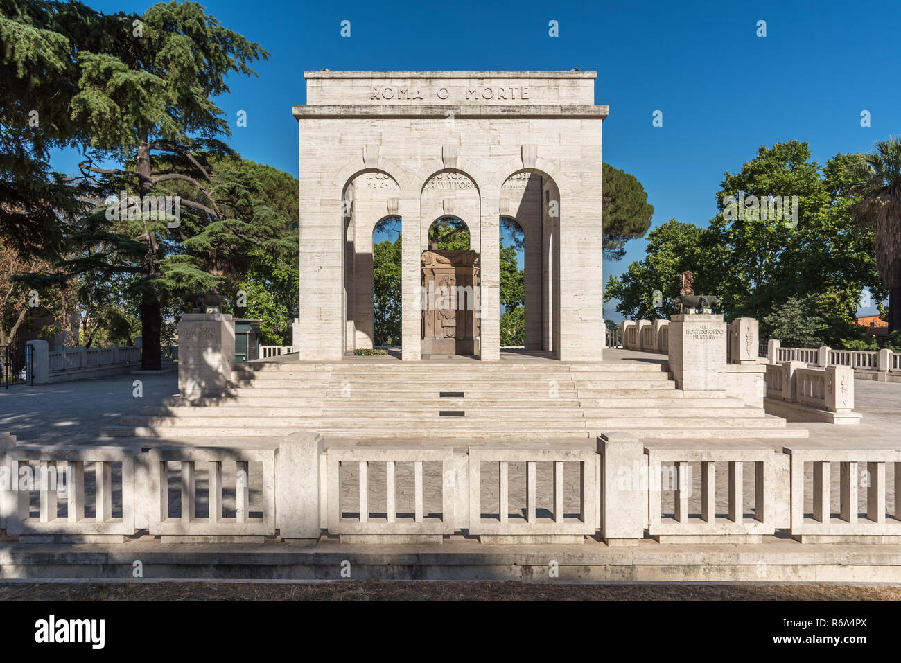 Garibaldi Beinhaus Mausoleum, Gianicolo, Rom, Italien Stockfoto