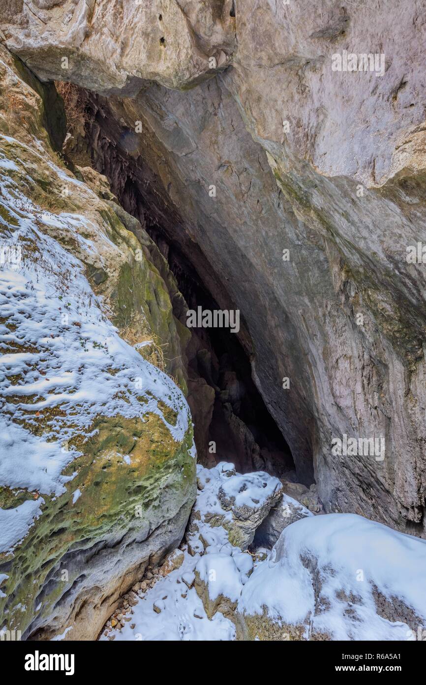 Ponicova Höhle, Rumänien Stockfoto