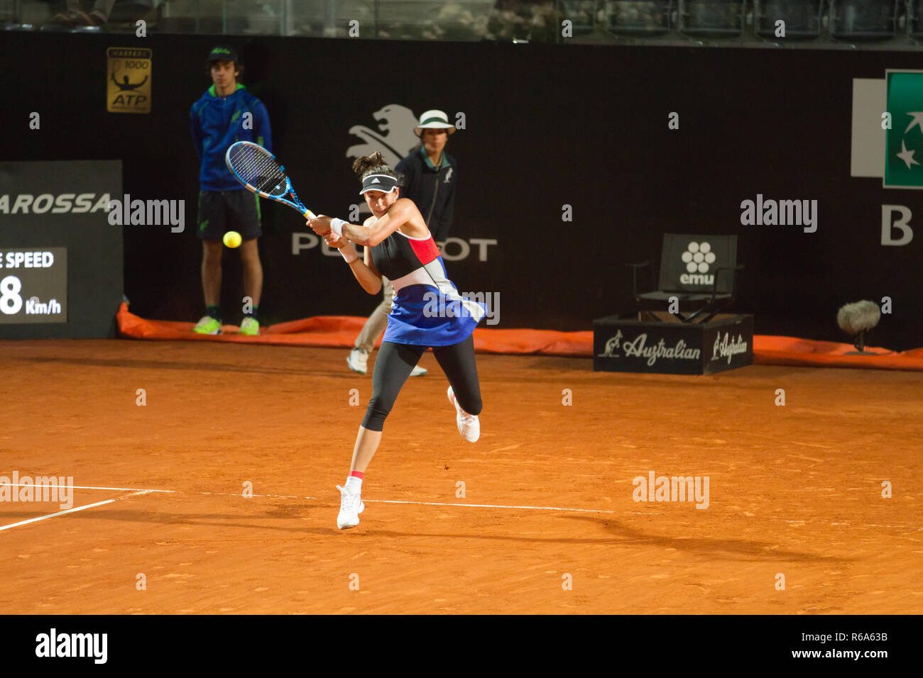 Garbiñe Muguruza in Rom internationale Meisterschaft Stockfoto