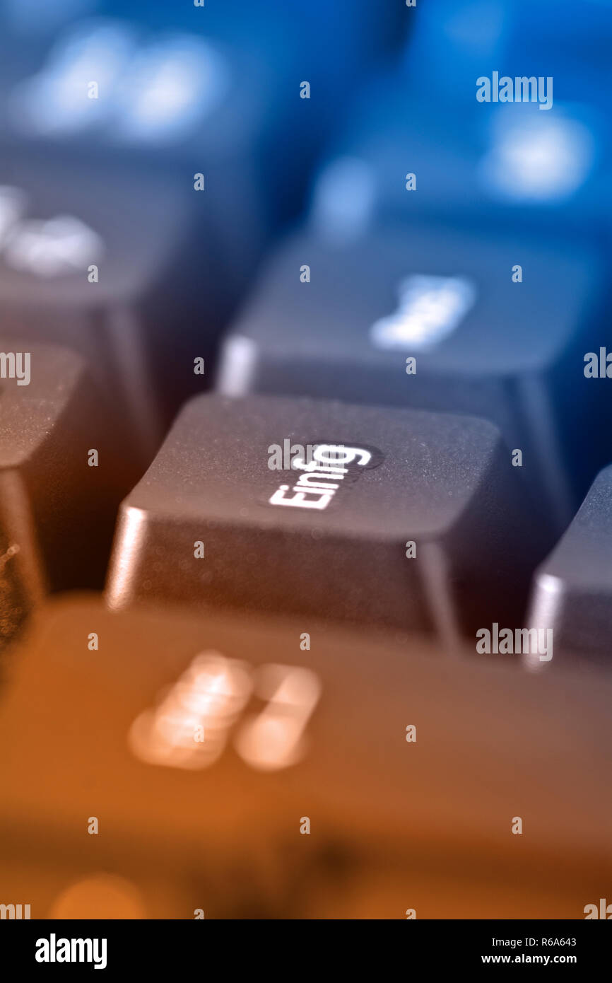 Tastatur vom Computer Stockfoto