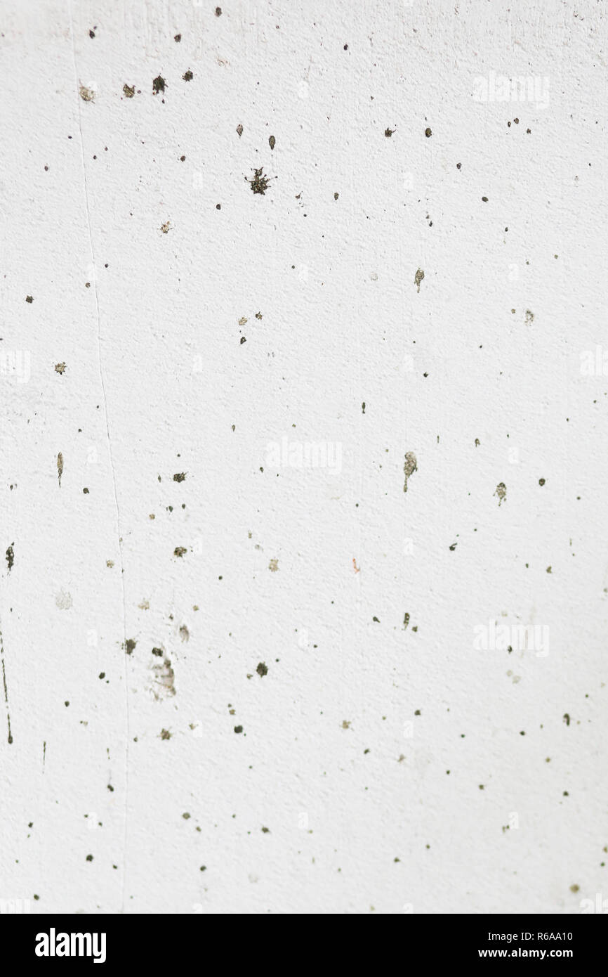 Grobe Textur einer alten grauen weiße Wand. Stockfoto
