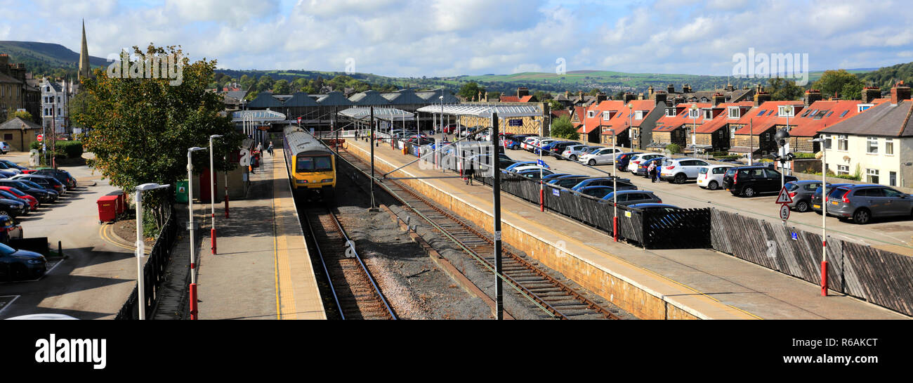 322483 U-Bahnen, Ilkley Bahnhof, Ilkley, West Yorkshire, England, Großbritannien Stockfoto