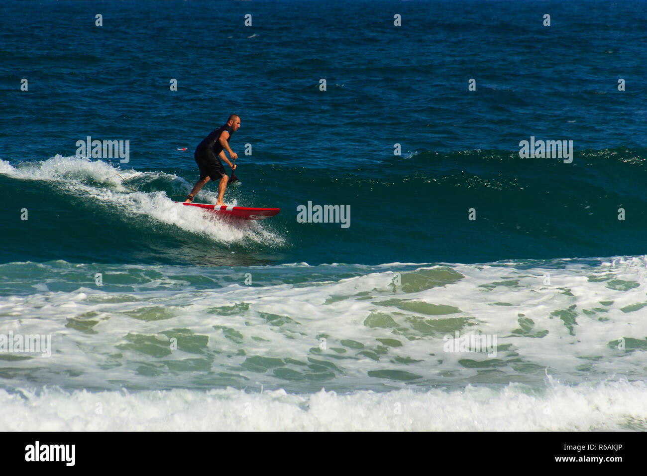 Der Strand in Ashdod, Israel Stockfoto