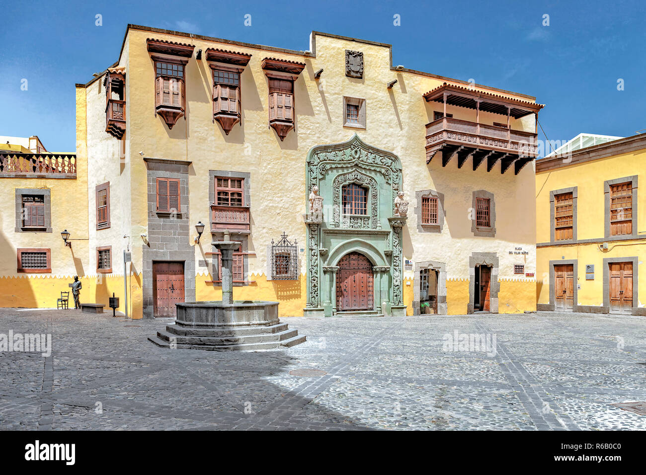 Gran Canaria - Las Palmas - Columbus Haus - Casa de Colon Stockfoto