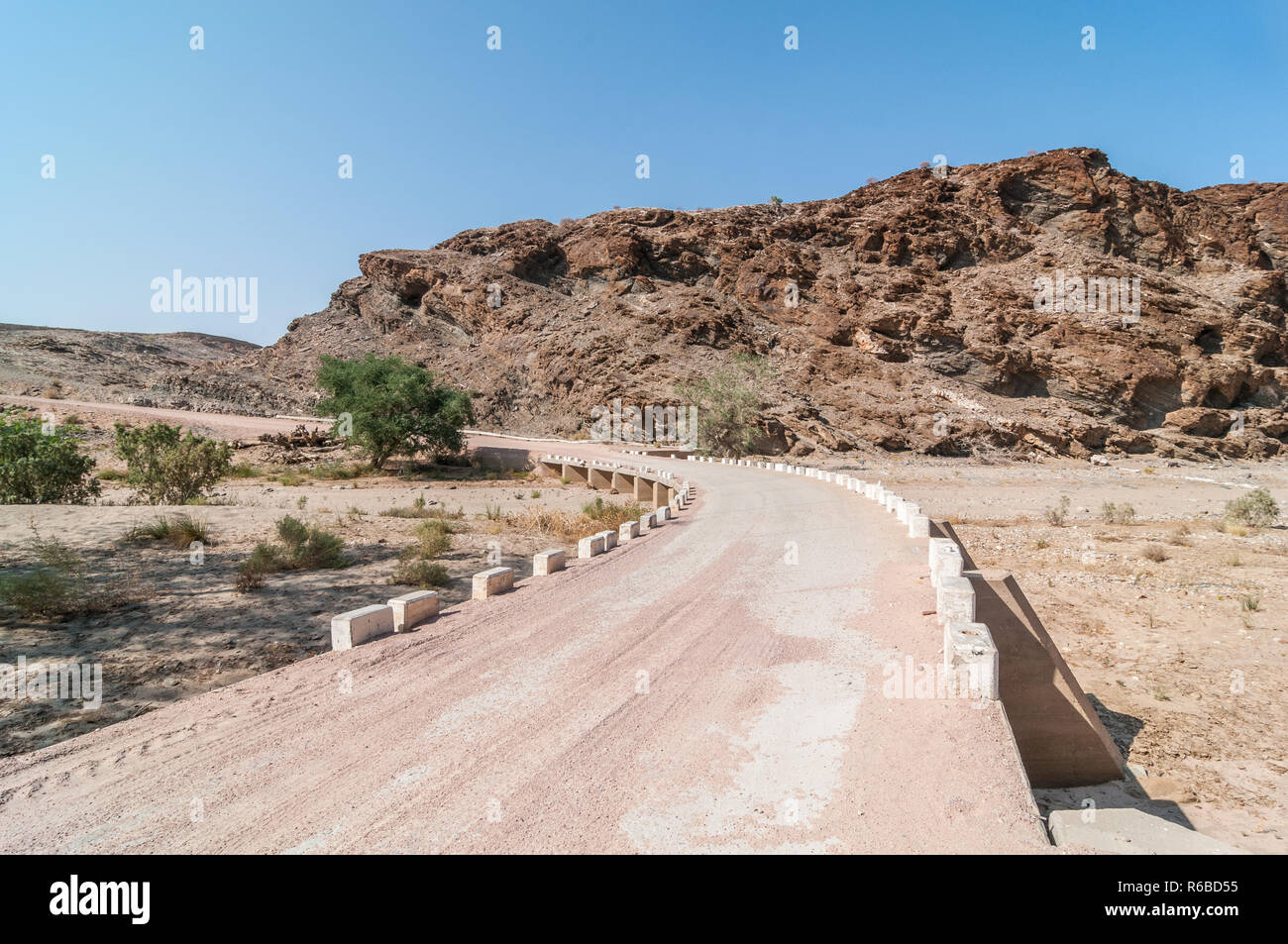 Brücke über den Fluss Gaub, Straße C14, Namibia Stockfoto