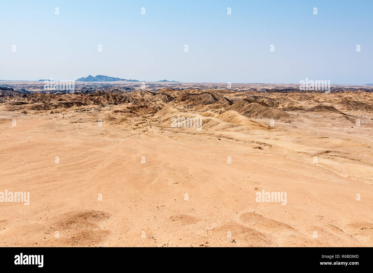 Mondlandschaft, Welwitschia Drive, Namibia Stockfoto