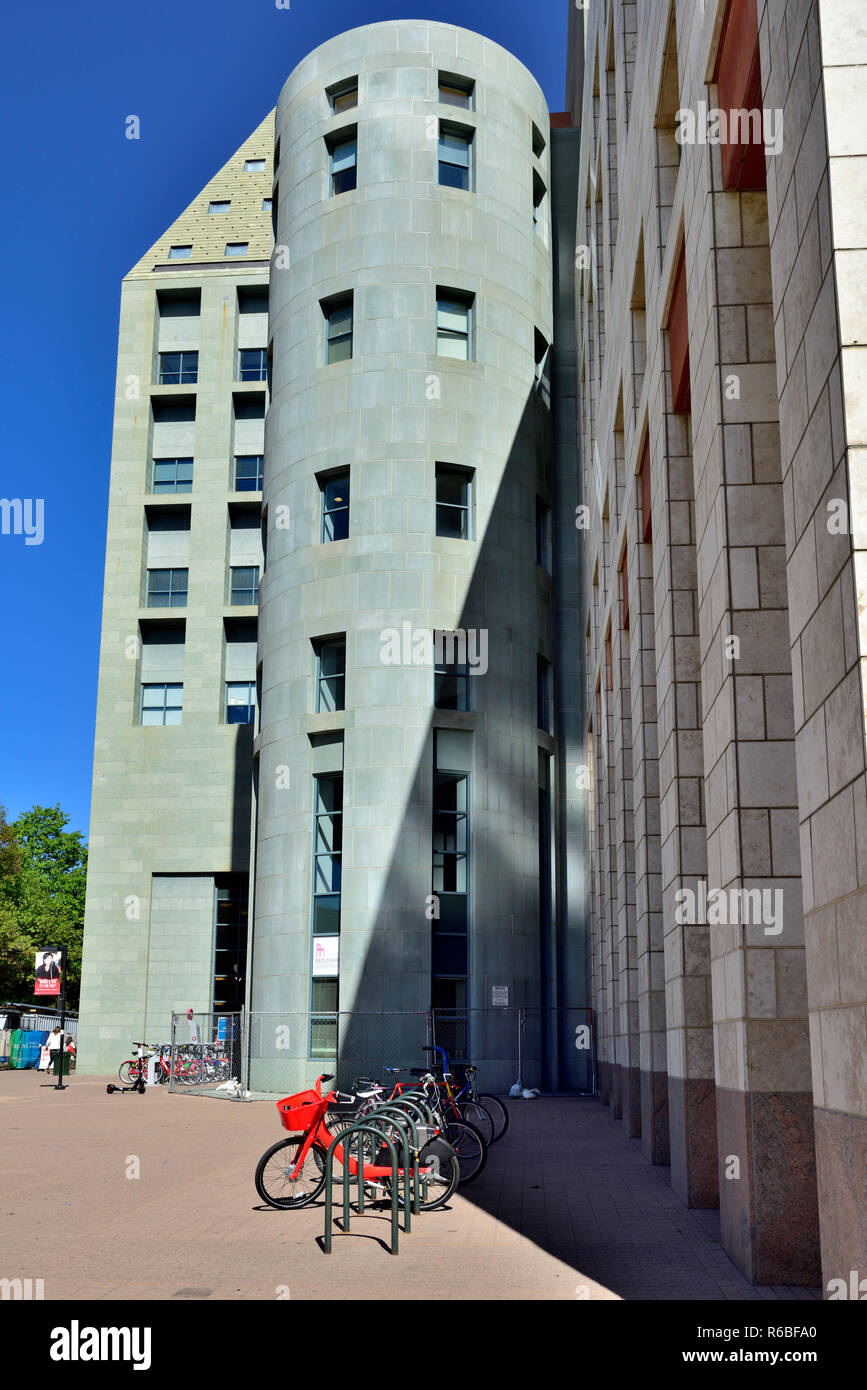Außerhalb von Denver Public Library Gebäude im Civic Center, Goldenes Dreieck in der Innenstadt von Denver, Colorado, USA Stockfoto