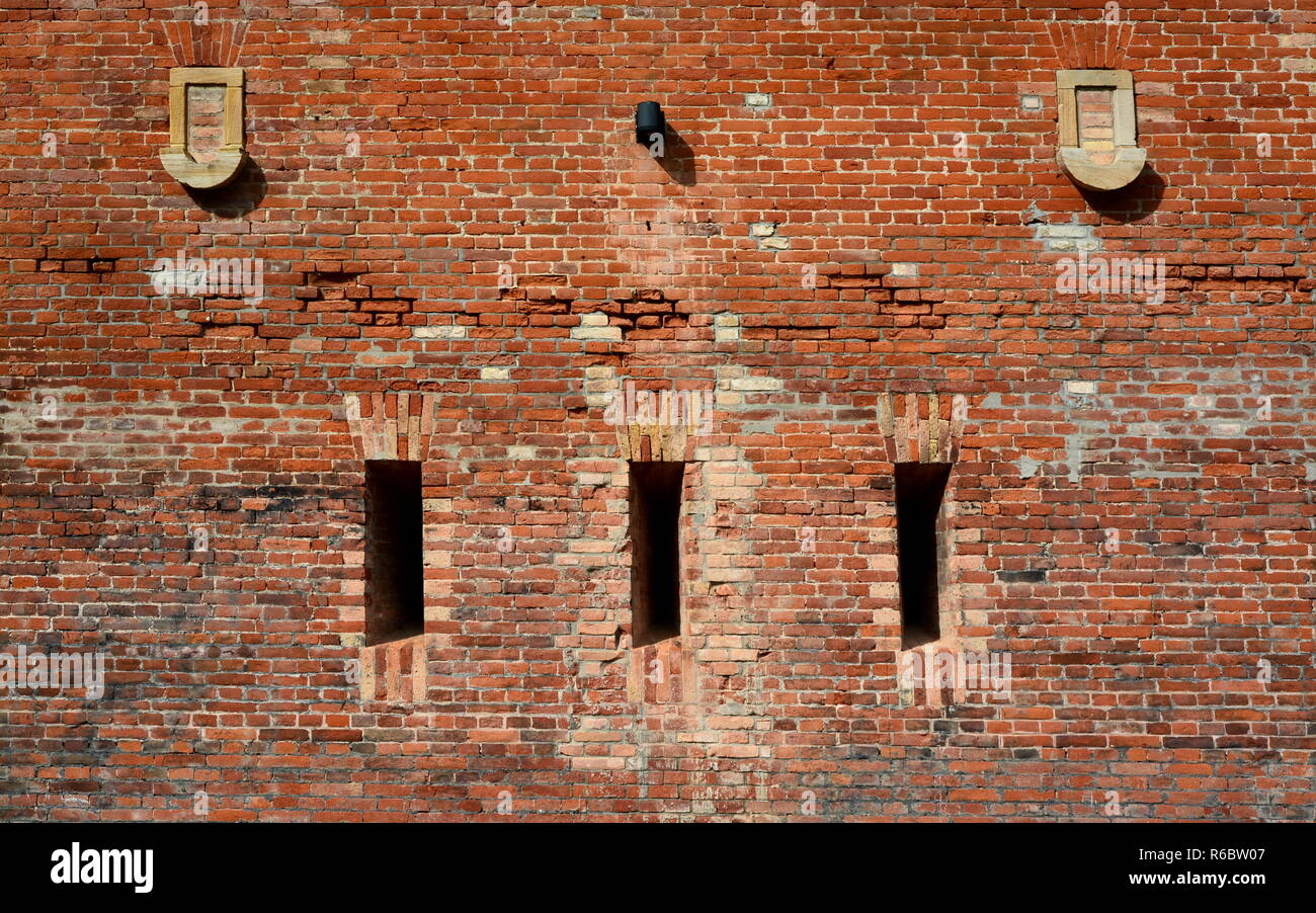 Auf der Festung Germersheim Stockfoto