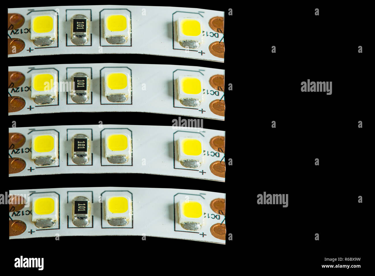 Led-Streifen Stockfoto