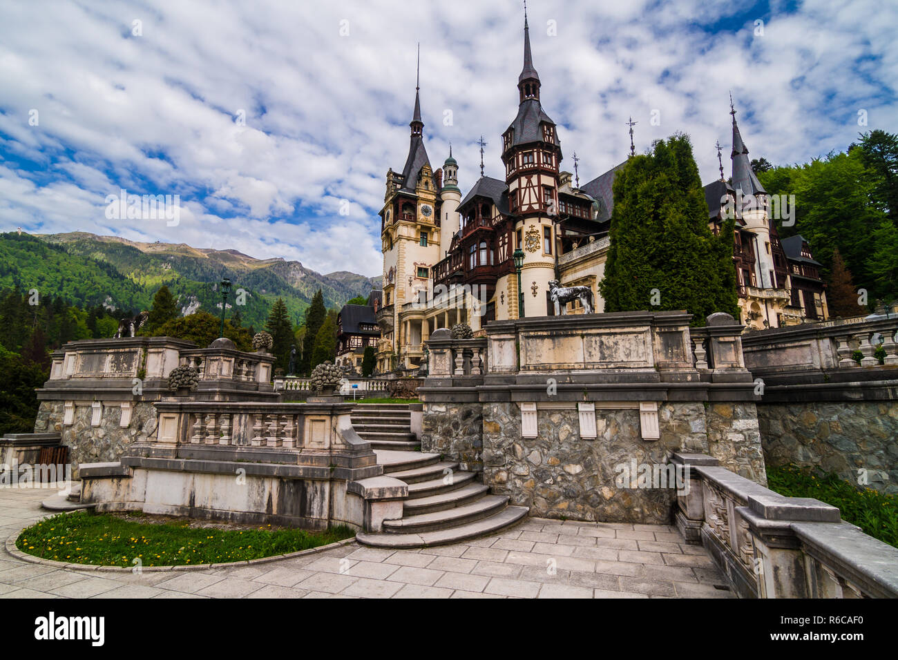 Schloss Peles, Sinaia, Rumänien das ehemalige Königreich Residence Stockfoto