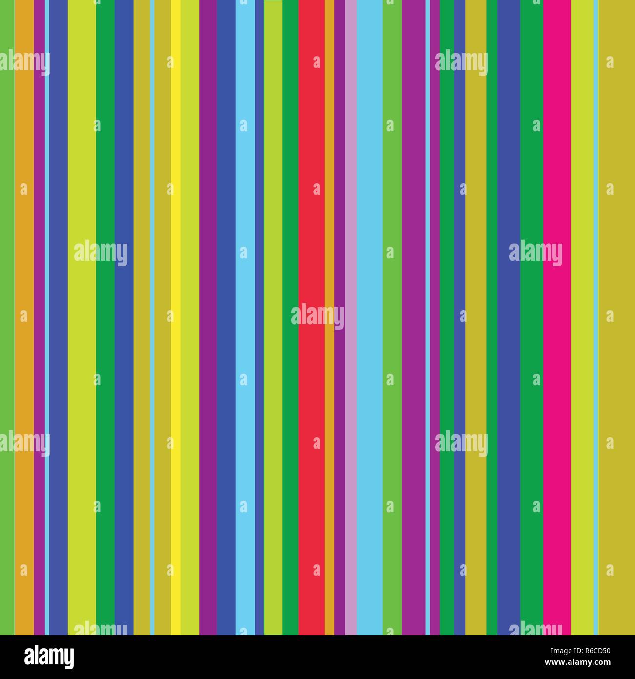 Abstrakte gestreifte Geometrische multicolor nahtlose Muster Hintergrund Stock Vektor