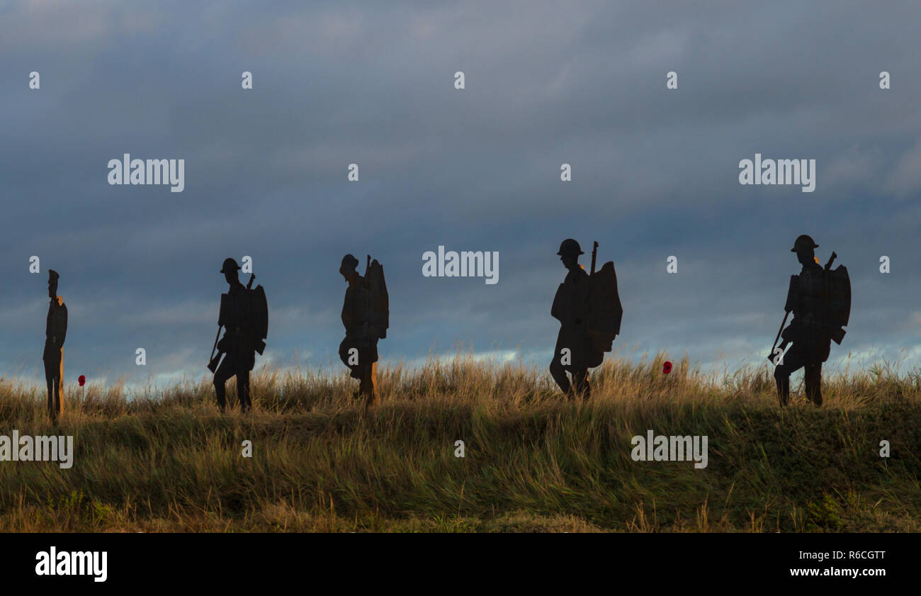 Denkmal für die Gefallenen des Zweiten Weltkriegs 1 Mersea Island Essex Stockfoto
