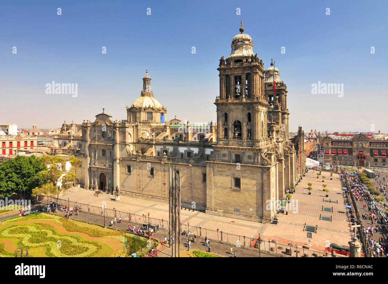 Mexiko, Mexiko City, die Metropolitan Kathedrale der Himmelfahrt Mariens Stockfoto