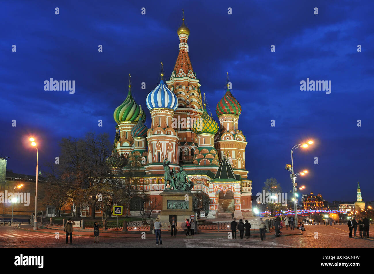 Russland, Moskau, Basilius-Kathedrale, dem Roten Platz Stockfoto